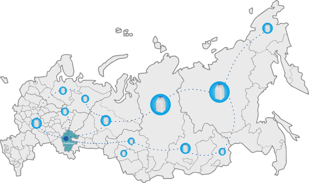 Карта клиентов РиаПласт